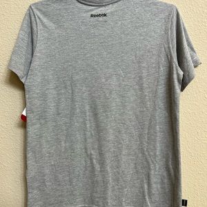 Reebok Short Sleeve Graphic Logo T Shirt Relaxed Sports Athletic